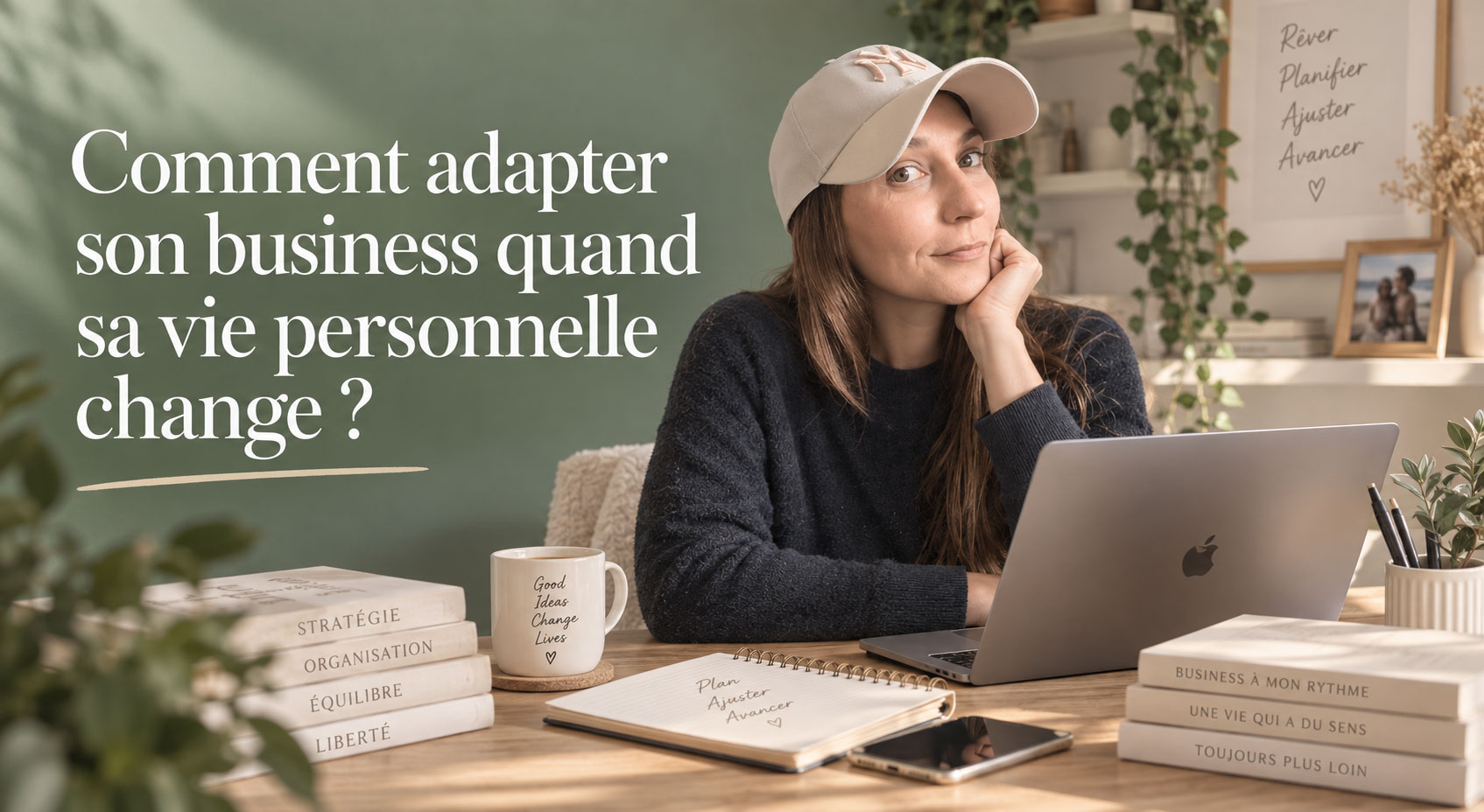 Découvrez comment adapter son business quand sa vie personnelle change, restructurer votre organisation et faire évoluer votre activité sans repartir de zéro.